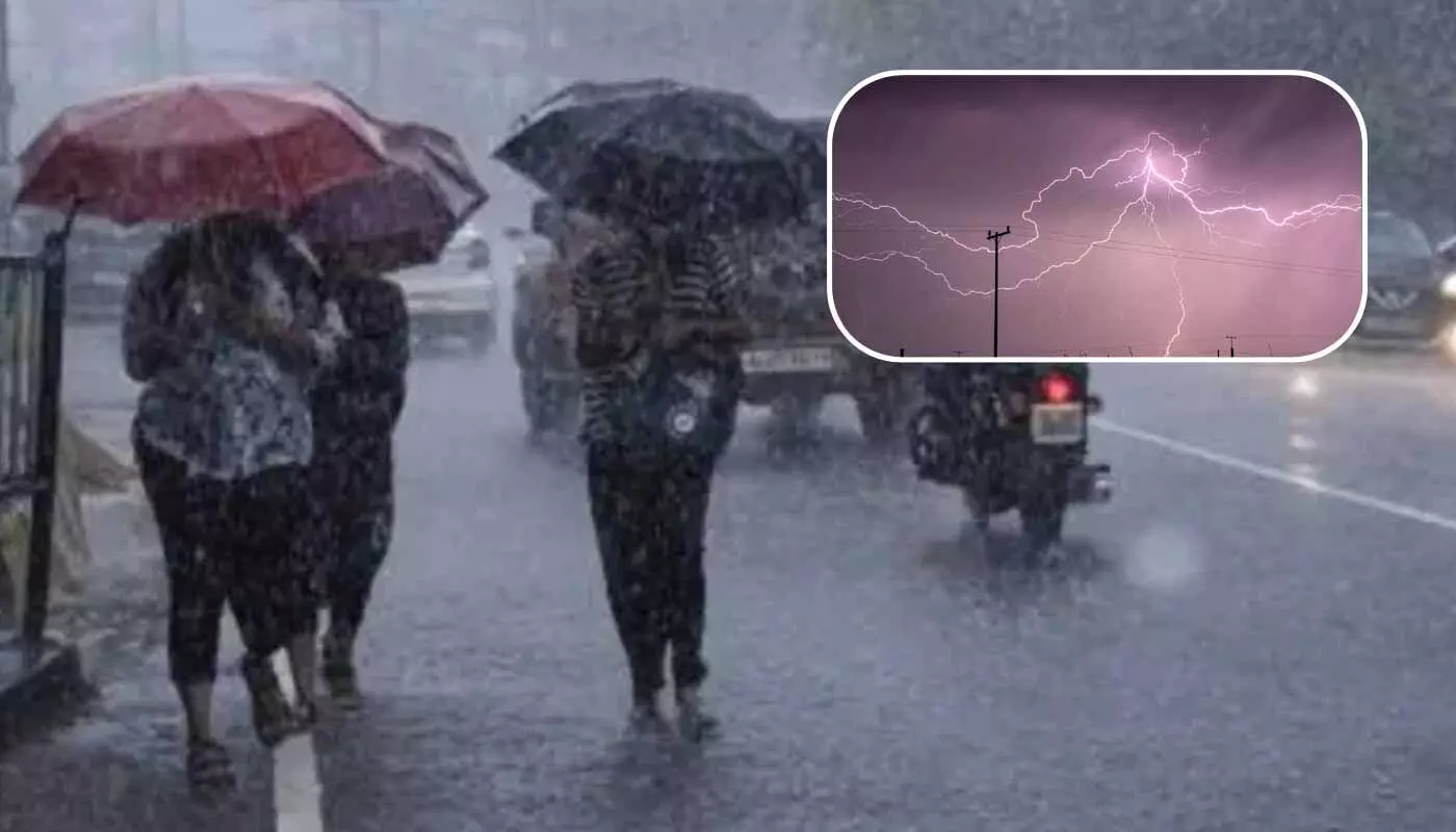 Telangana likely to get rain and thunderstorm activity Telangana likely to get rain and thunderstorm activity