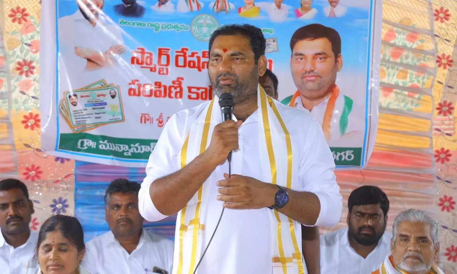 Jadcherla MLA Anirudh Reddy addressing a gathering on Thursday Jadcherla MLA Anirudh Reddy addressing a gathering on Thursday