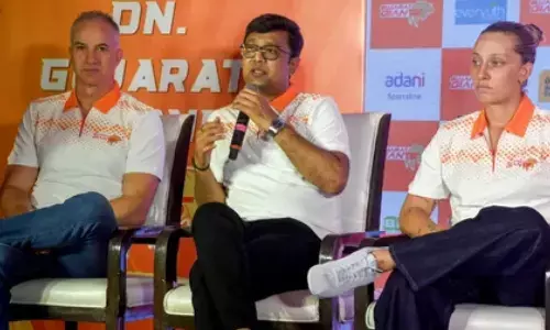 Gujarat Giants (GG) head coach Michael Klinger Gujarat Giants (GG) head coach Michael Klinger