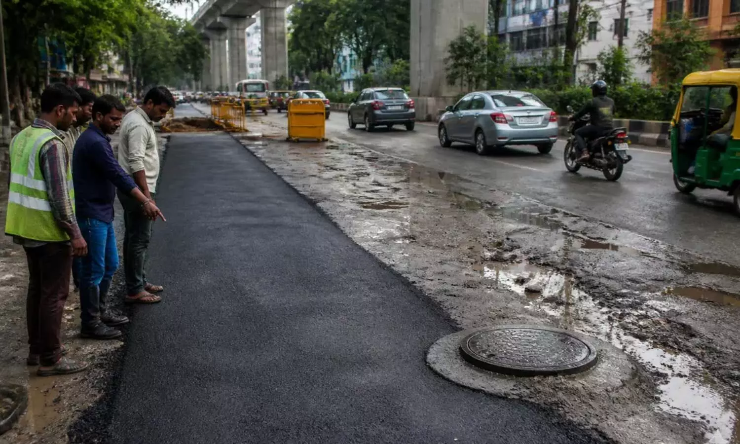 No digging of newly asphalted roads for one year No digging of newly asphalted roads for one year