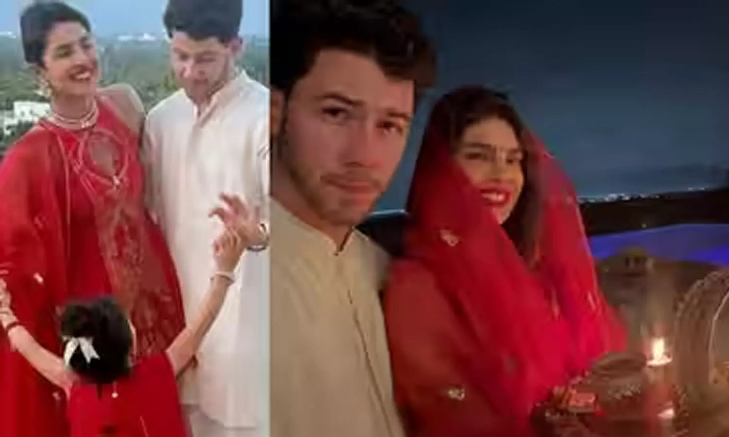 Priyanka Chopra Shares Adorable Karwa Chauth Pictures With Nick Jonas And Malti Priyanka Chopra Shares Adorable Karwa Chauth Pictures With Nick Jonas And Malti