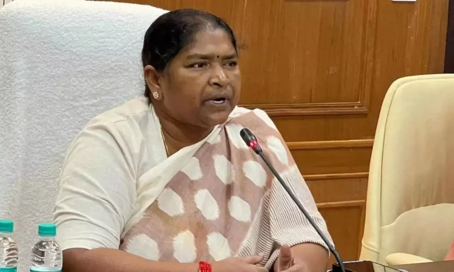 Telangana Panchayat Raj Minister Seethakka Telangana Panchayat Raj Minister Seethakka
