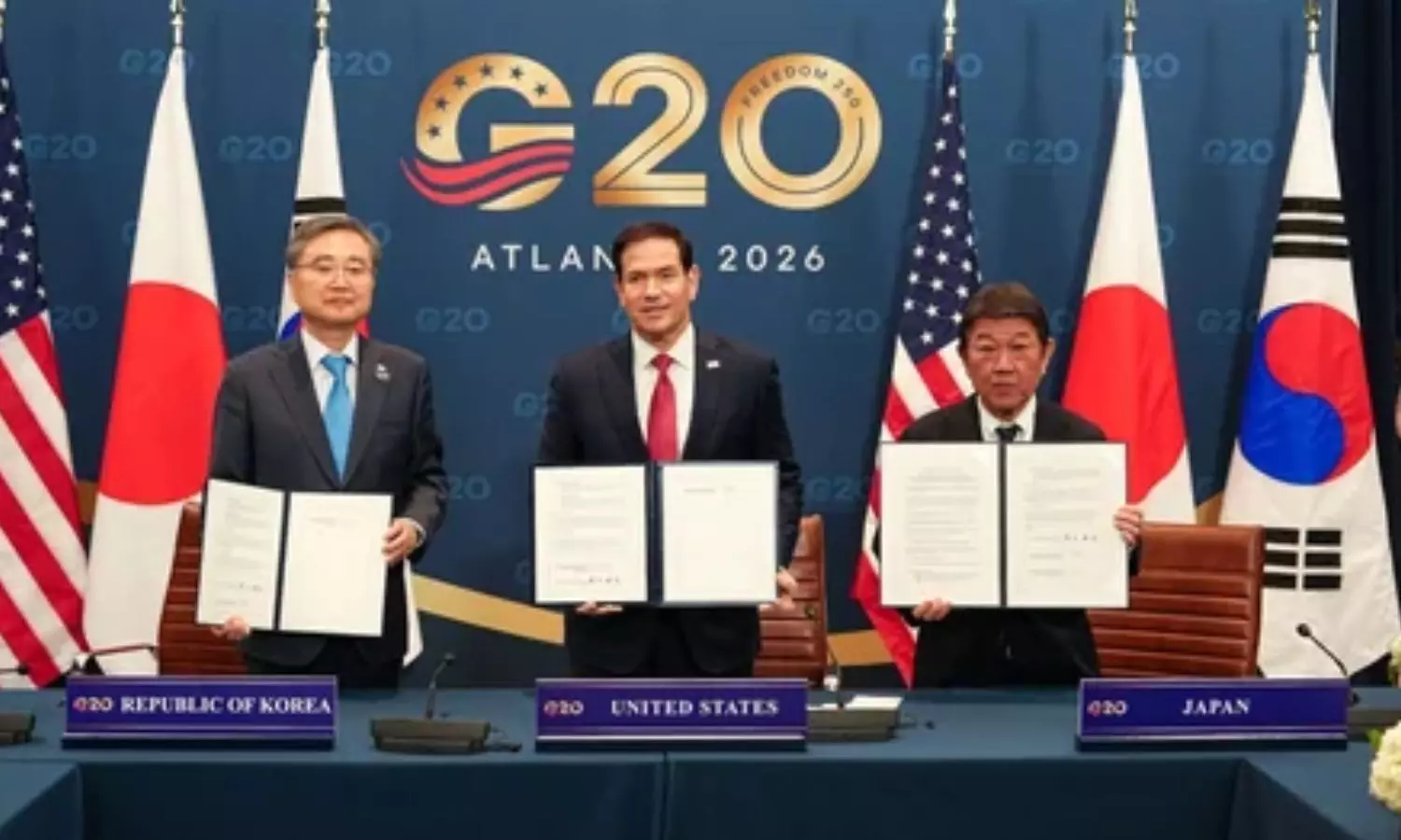 US, Japan, South Korea sign Arctic pact US, Japan, South Korea sign Arctic pact