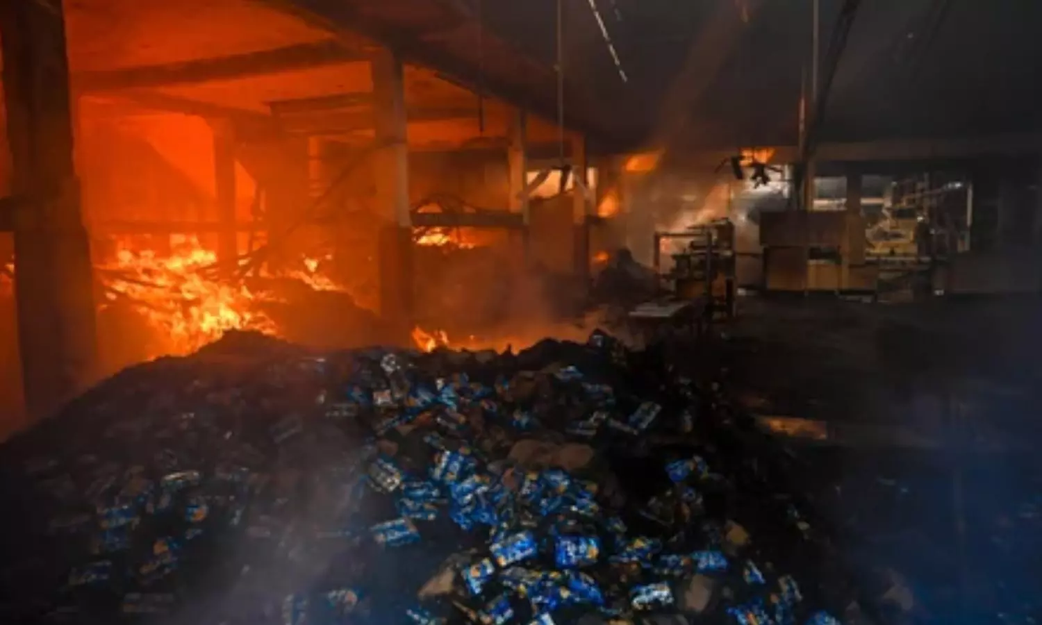 Four killed after massive fire breaks out at factory in Delhis Mangolpuri Four killed after massive fire breaks out at factory in Delhis Mangolpuri