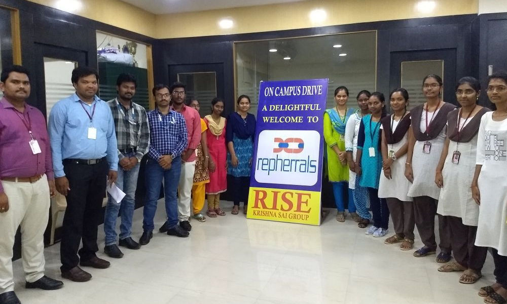 15 RISE students selected in campus drive