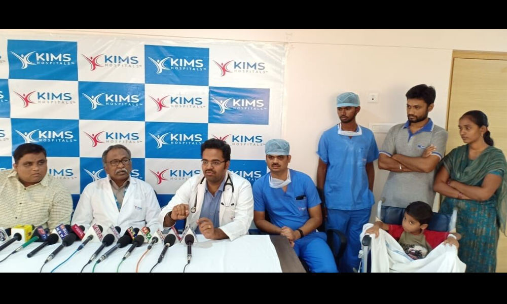 Heart surgery performed on five-year-old at KIMS Ongole
