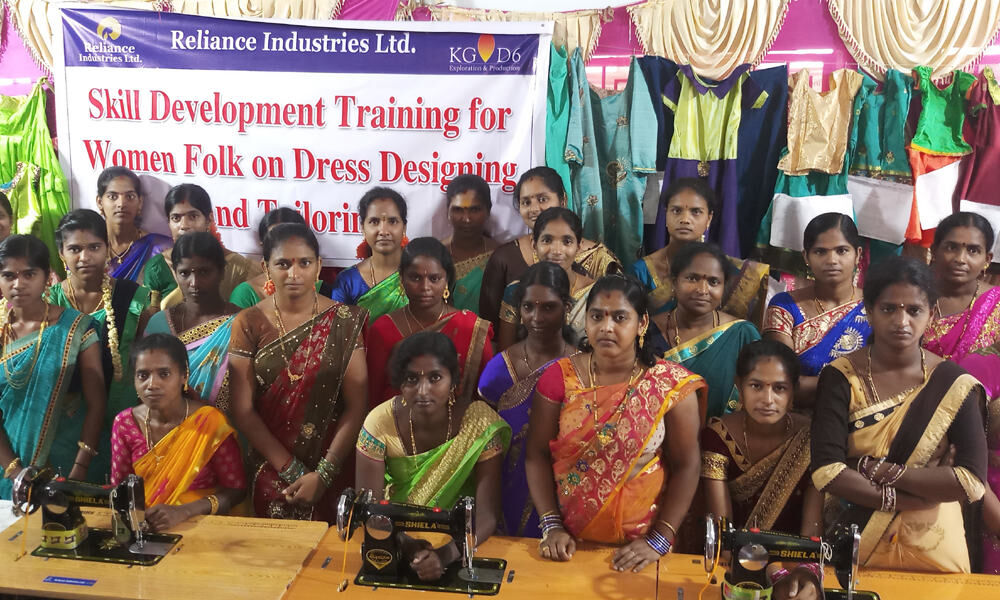 150 women trained in tailoring