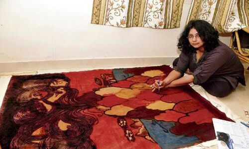 Kalamkari works unveiled in Mumbai