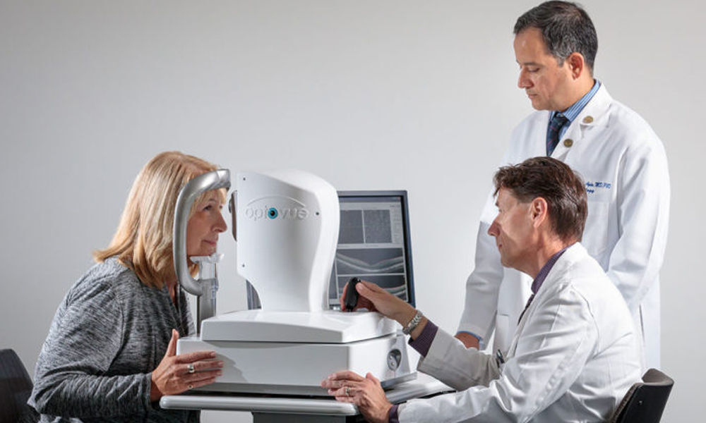 Eye check-up to detect Alzheimers disease
