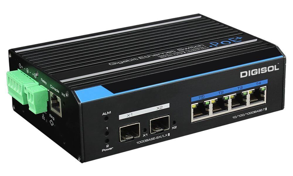 DIGISOL launches L2-Managed Din-Rail Industrial Gigabit PoE Switch