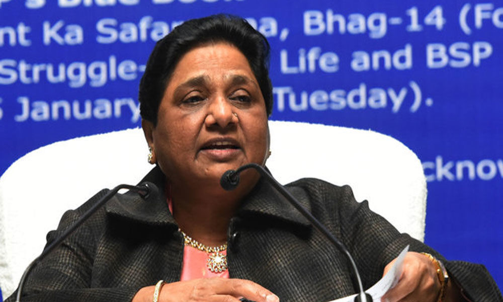 No electoral alliance with Cong in any state: Mayawati