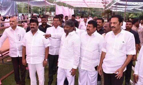 TRS election meet measures inspected
