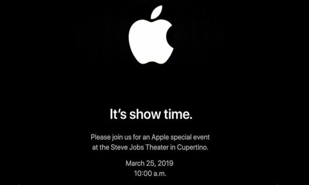 Apple Unveils its showtime video and Apple News event- Its on March 25 at Steve Jobs Theatre