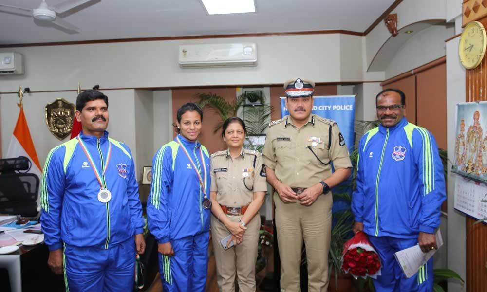 City police team bags medals