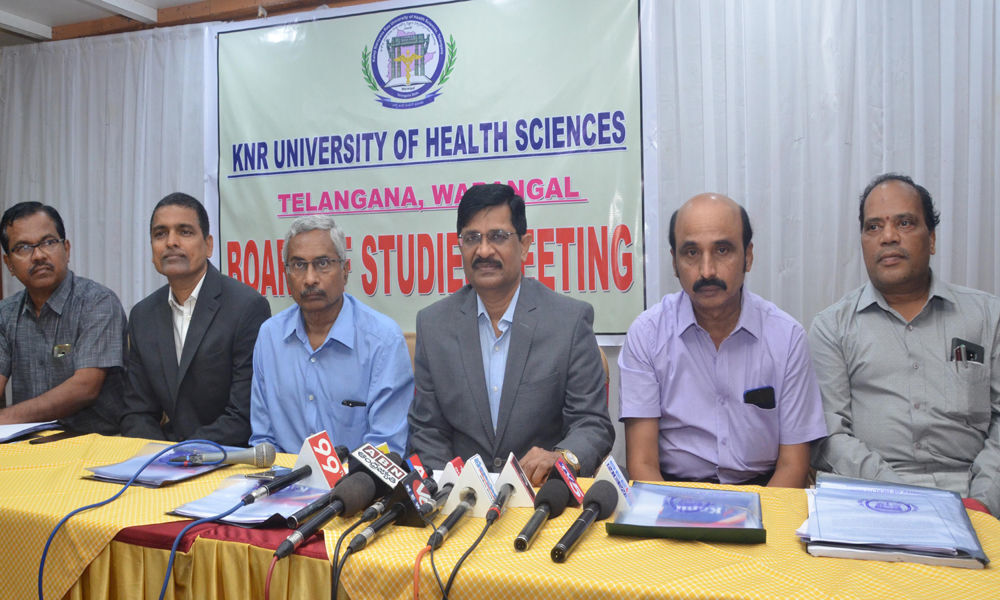Onus is on faculty: KNRUHS Vice-Chancellor