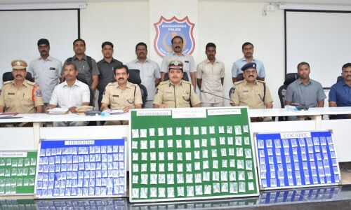 Police nets huge drug haul in city