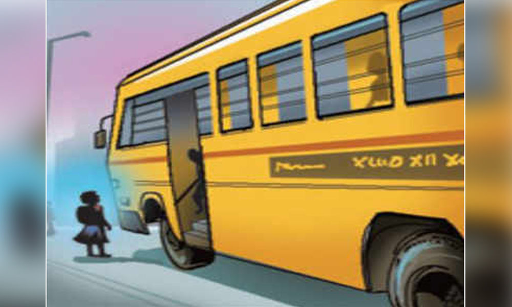 School bus mows down one-year-old in Hyderabad