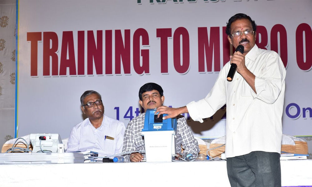 Training session for micro observers held in Ongole
