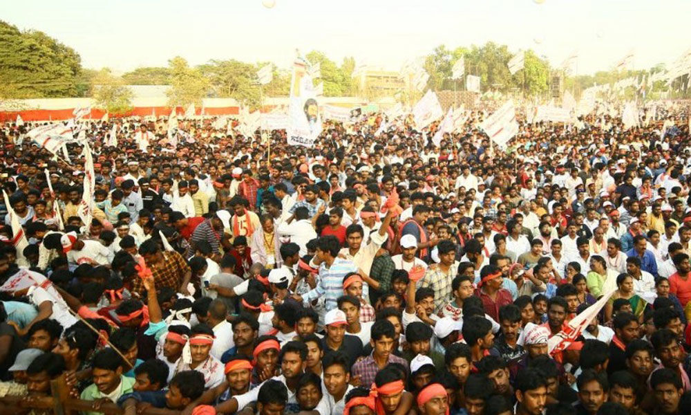 Jana Sena Party 5th Formation Day at Rajahmundry