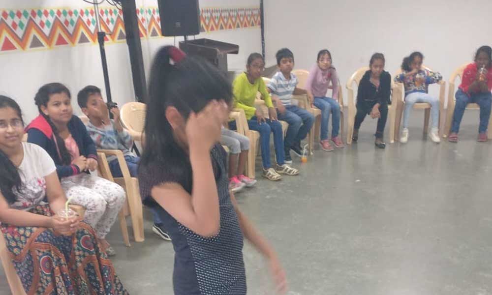 Theatre workshop for children in madhapur