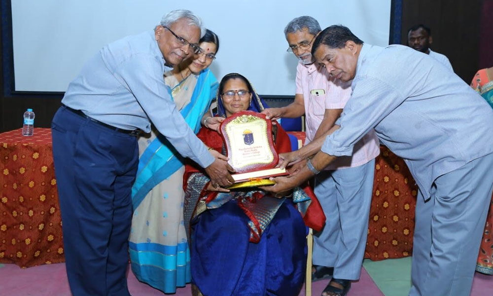 Padma Shri Phoolbasan Bai Yadav felicitated