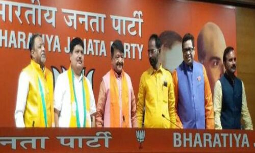 TMC sitting MLA Arjun Singh joins BJP