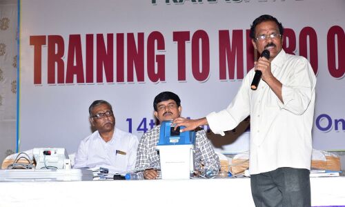 Training session for micro observers held in Ongole
