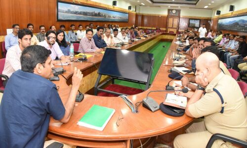 Take steps to curb flow of money: Collector K Bhaskar