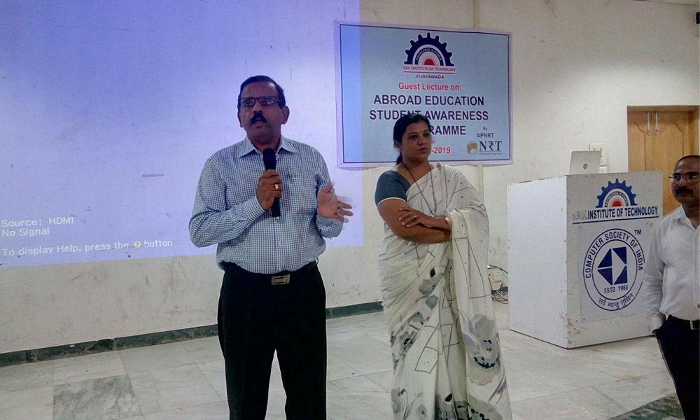 Session on foreign education held in Vijayawada