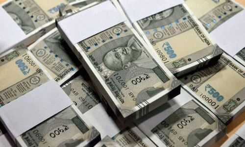 Police seized Rs 9 lakhs in Atmakur