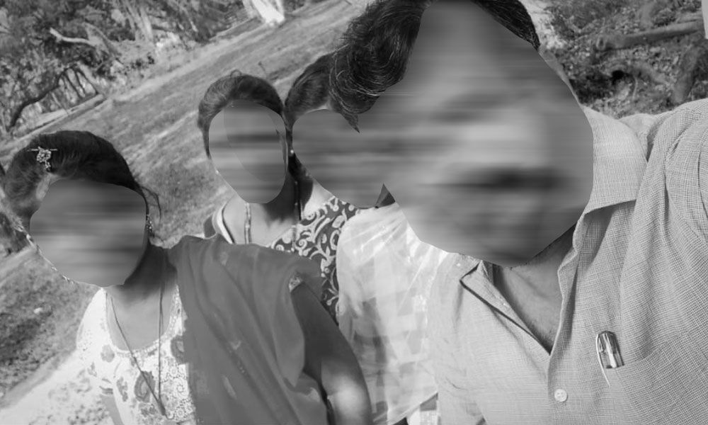 Family of four committed suicide in Komarole mandal