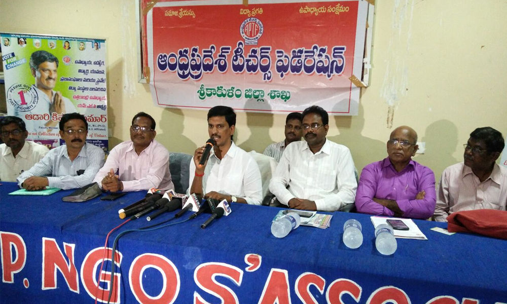 Teachers MLC candidate A Kishore Kumar promises to resolve problems in 45 days