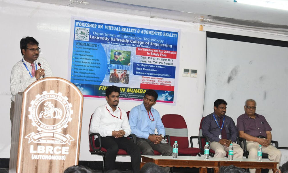 Workshop on Virtual Reality held at Lakireddy Engg College concludes