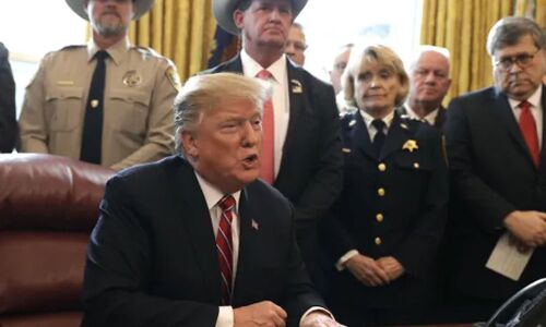 Trump issues first veto after rebuke of border order