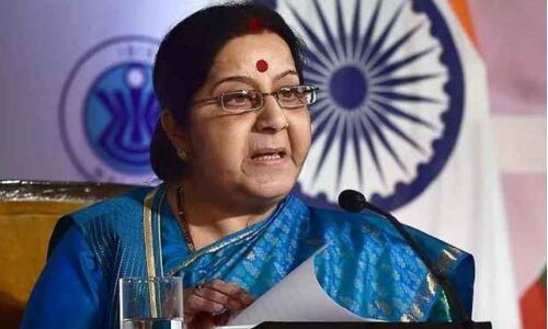 Sushma Swaraj speaks with French counterpart after Masood Azhars asset freeze