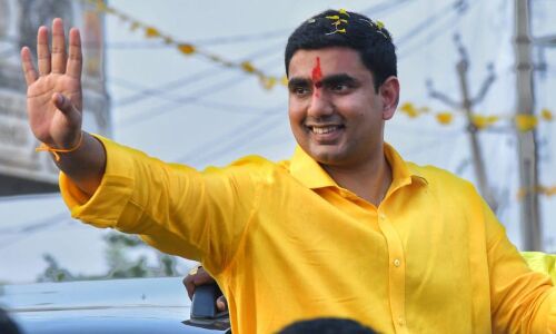 Lokesh vows to bring more IT firms in Mangalagiri