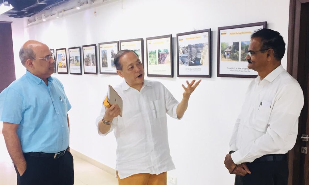 Japanese art body chief visits CCVA in Vijayawada