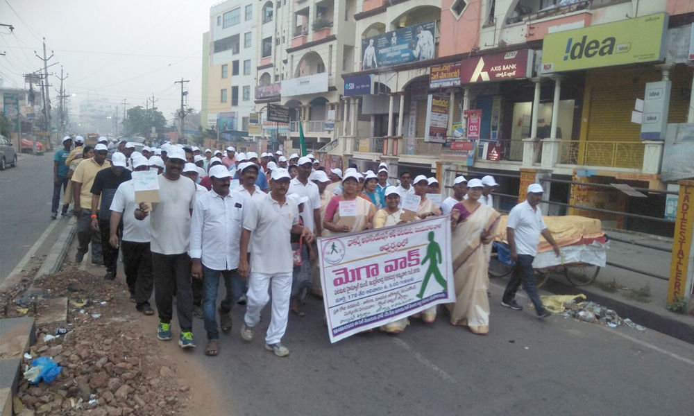 Walk for environment, peace organised in Vijayawada