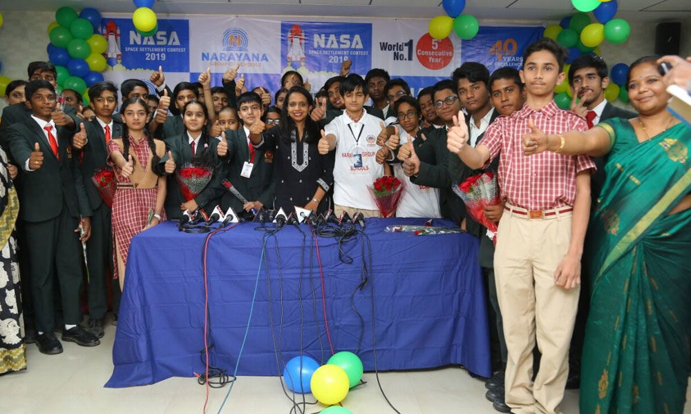 Narayana emerges World No.1 in Nasa Space Settlement Contest 2019