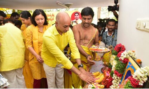 Galla Jayadev inaugurates TDP election office in Guntur
