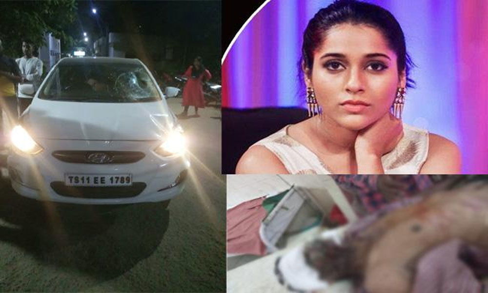 Anchor Rashmis car hits pedestrian in Vishakapatnam, driver held