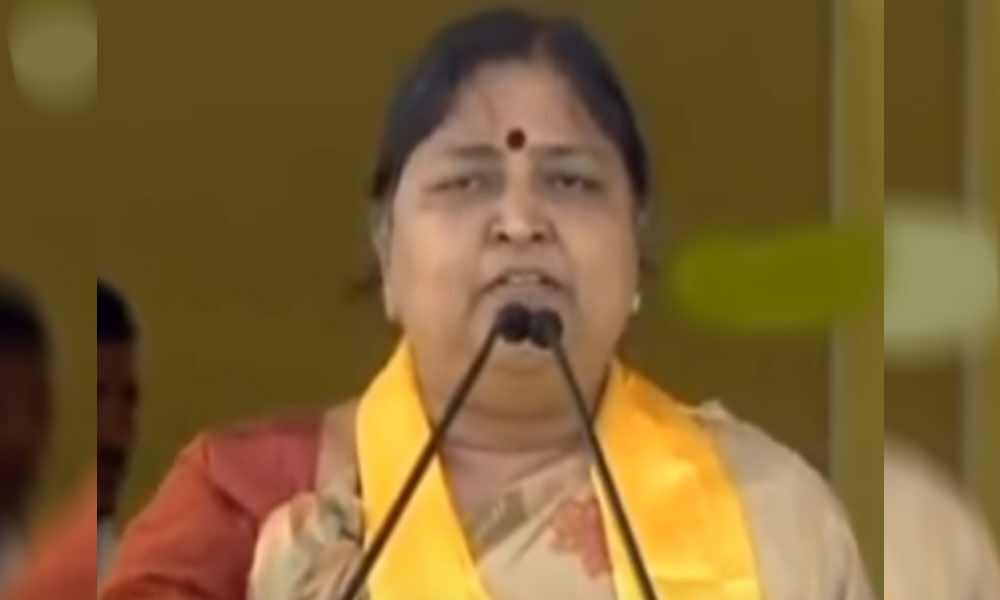 Panabaka Lakshmi joins TDP, to contest as Tirupati MP candidate