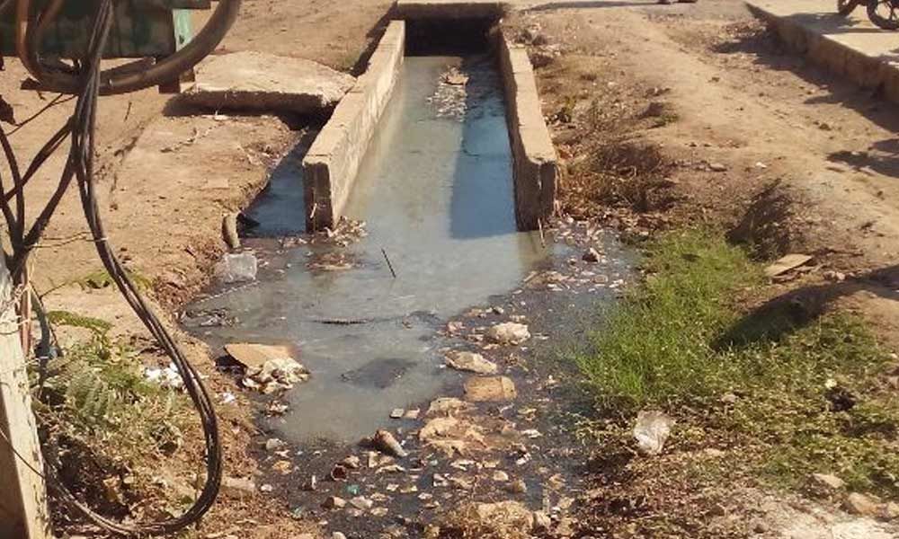 Residents irked over incomplete drainage