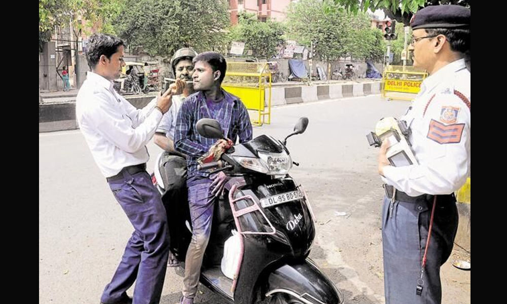 Holi campaign to check drunk & drive