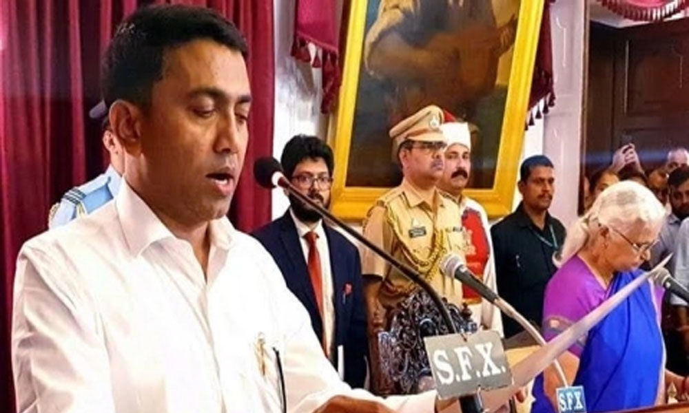 Pramod Sawant sworn in as 11th Goa CM