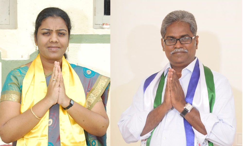 T Sowmya of TDP locks horns with M Jaganmohana Rao of YSRCP