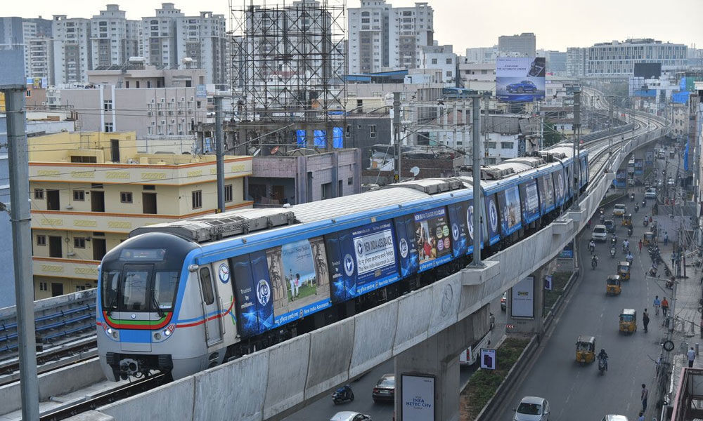 Ameerpet-Hi-Tec City Metro to chug from today
