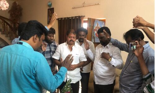 JSP candidate campaigns in Indrapalem