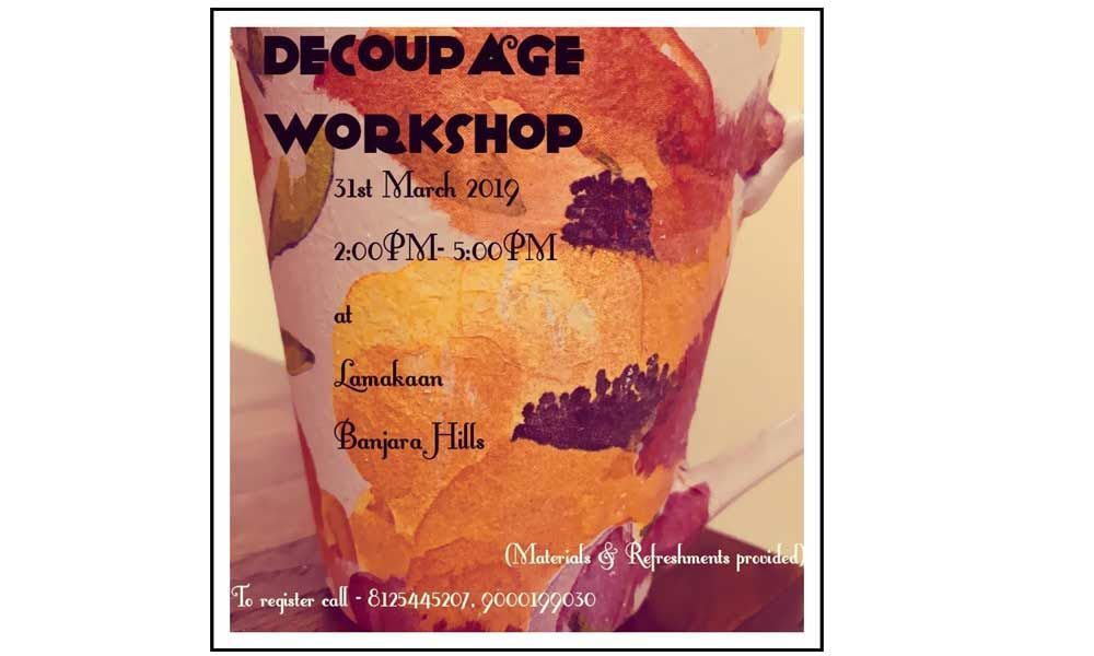 Decoupage workshop