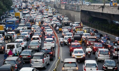 Of shrinking space and swelling traffic